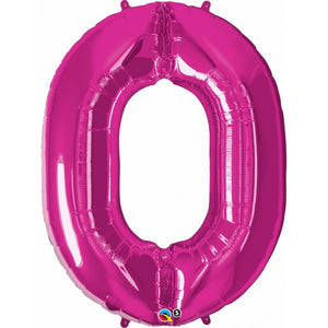 Foil Balloon Megaloon - 0 Pink