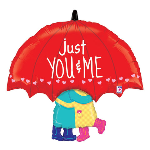 Foil Balloon Supershape - Just You & Me Foil 33"