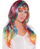 Wig - Glamorous rainbow