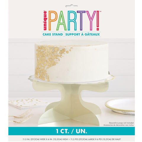 Cake Stand - Gold Foil Stamped Cake Stand