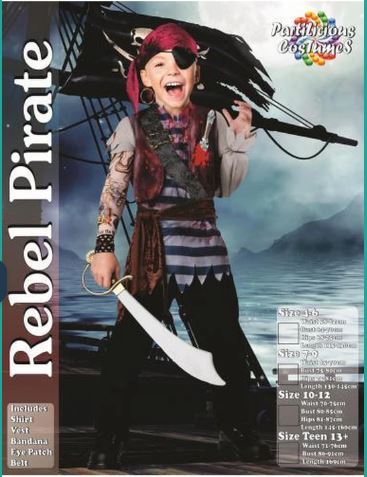 Costume - Rebel Pirate Child
