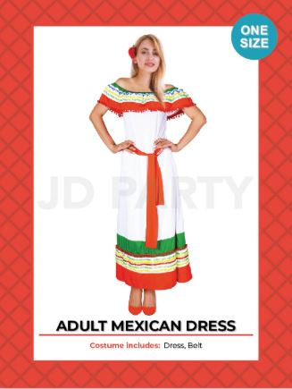 Costume - Adult Mexican Dress