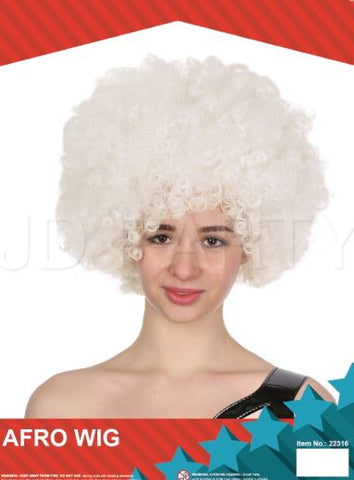 Wig - Afro Wig White