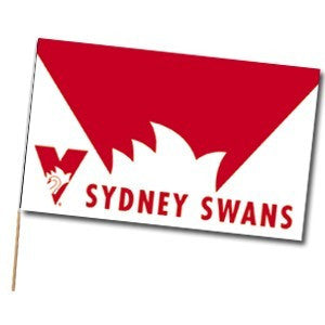 Flag - AFL Sydney Swans 30x50cm