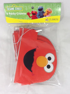 Party Hats - Elmo Pk 6