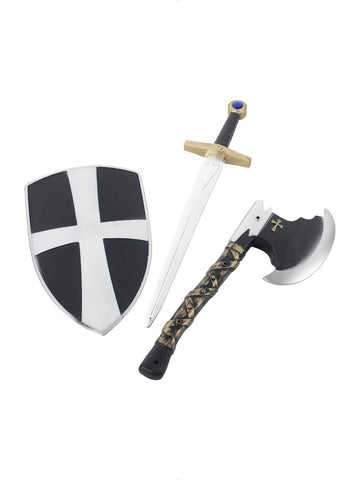 Crusader Weapon  Set - Sword / Shield & Axe