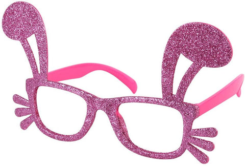 Easter Glasses - Glitter Pink / Blue