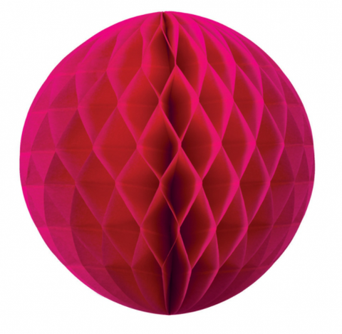 Honeycomb Ball Magenta 25cm