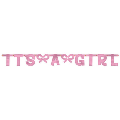 Banner - Baby Girl Foil Banner It's a Girl