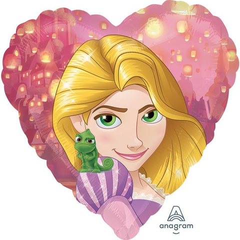 Foil Balloon 18" - Disney Rapunzel Heart-shaped