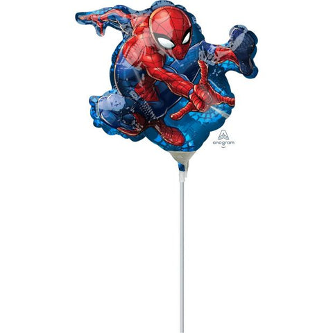 Foil Balloon 14" - Anagram Licensed Microfoil 35cm (14") Spiderman Air Inflated