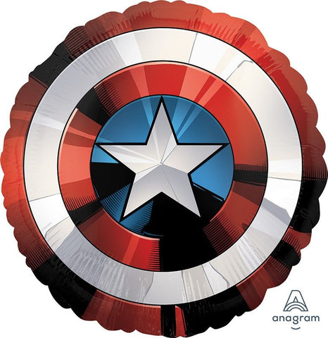 Foil Balloon Supershape - Marvel Avengers Shield