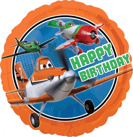 Foil Balloon 18" - Disney Planes Happy Birthday