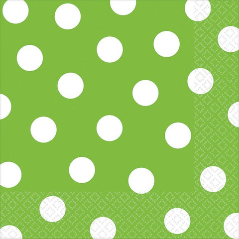 Lunch Napkins - Dots Lunch Napkins Kiwi