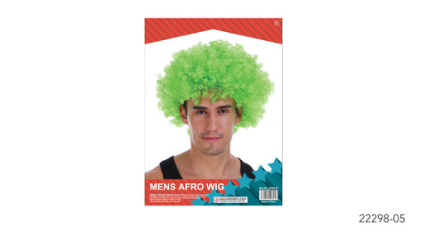 Wig -  Afro Wig (Light Green)