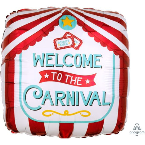 Foil Balloon 18'' - Welcome to the Carnival