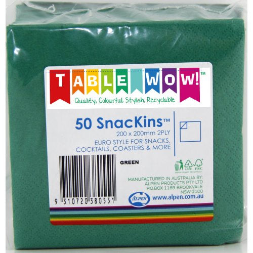 Snackins - Green Pk50
