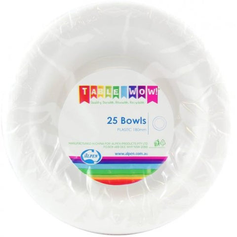 Reusable Bowls - White Pk 25