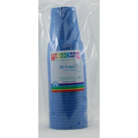 Drinking Cups - Royal Blue Cup PK25