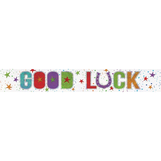 Banner - Holographic Good Luck