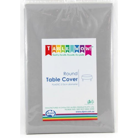 Round Tablecover - Silver