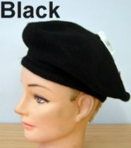Hat - Beret Hat (Black)
