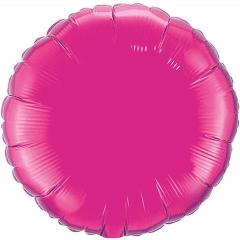 Foil Balloon 18" - Round (Magenta)