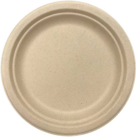 Sugarcane Lunch Plates - 180mm Natural P10