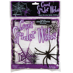 Spider Web - Halloween Giant Spiders Web + 4 Spiders