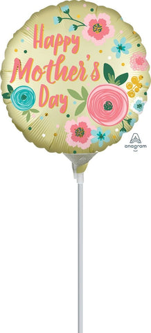 Foil Balloon 9" - Mother's Day Satin Infused Pastel (Air-filled Only)