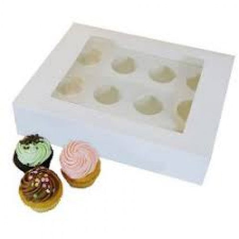 Cupcake Box - 12 Hole  (34 cm x 26 cm x 10cm)
