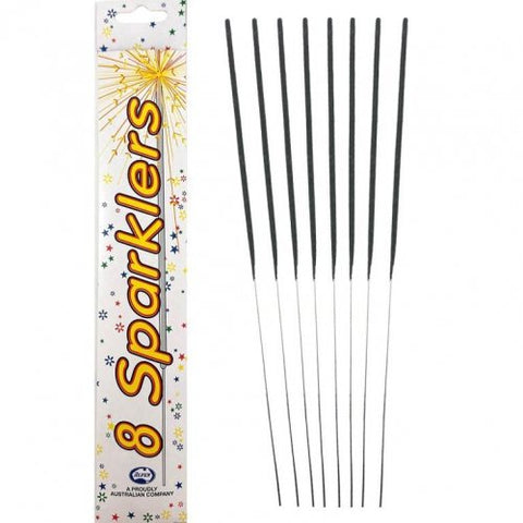 Party Sparklers - 25cm Pack of 8