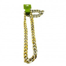Necklace Set - Chunky Gold Bracelet And Necklace Set