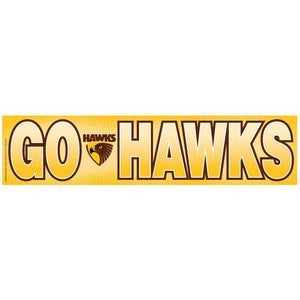 Paper Banner - AFL Hawthorn Hawks Go!
