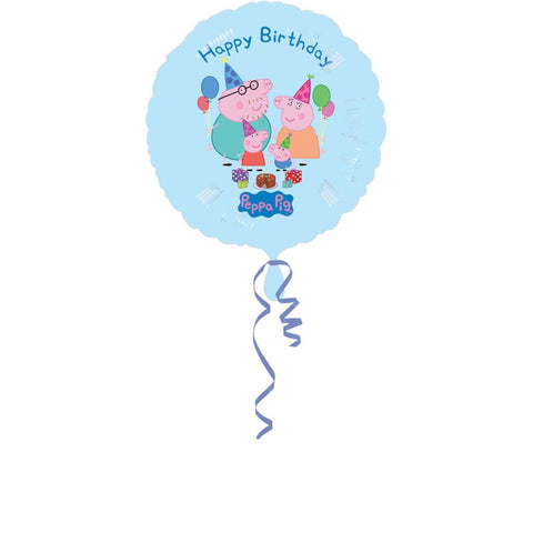 Foil Balloon 18" - Peppa Pig Happy Birthday