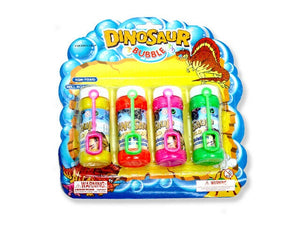 Toy - Dinosaur Themed Blow Bubble Pk4