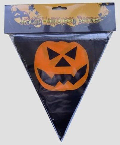 Bunting Flags - Halloween Pumpkins 3.65cm