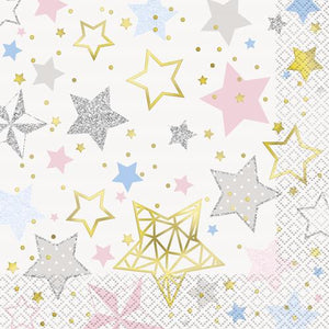 Printed Lunch Napkin  - Twinkle Star Pk16 2PLY