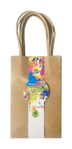 Gift Bags - Brown Gift Bags (4Pk)