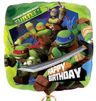 Foil Balloon 17" - Teenage Mutant Ninja Turtles Birthday