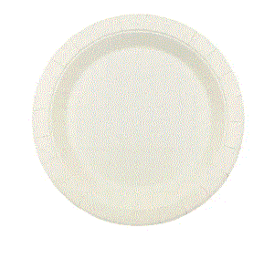 Paper Plate - Round 23cm Pk15