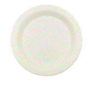 Paper Plate - Round 23cm Pk15