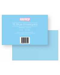Envelopes - Light Blue Pk 15