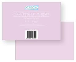 Envelopes - Purple Pk 15