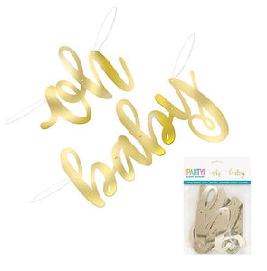 Banner - Oh Baby 2 Piece Oh Baby Foil Script