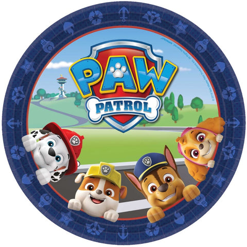 Paper Plates - Paw Patrol Adventures Round Plates