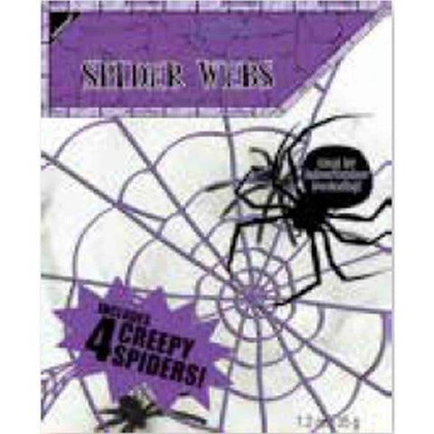 Spider Web - Decoration Polyester White Small