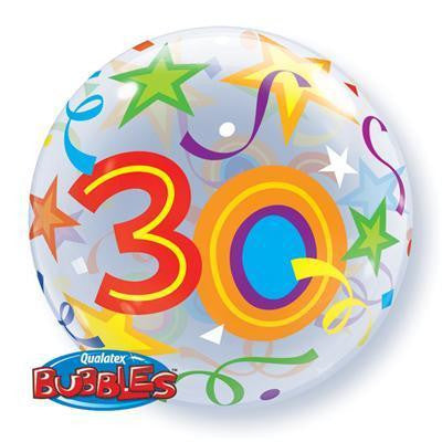 Bubble Balloon 22" - 30th Birthday