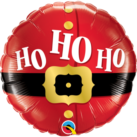 Foil Balloon 18" - Qualatex Foil 45cm (18") Ho Ho Ho Santas Belt