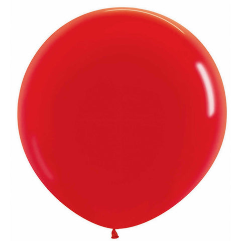 24" Latex Balloon  - Sempertex 60cm Fashion Red